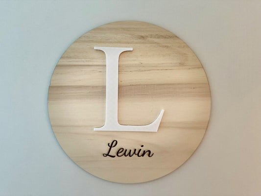 Namensschild, Türschild Kind Personalisiert / 24cm / Kinderzimmer Dekoration