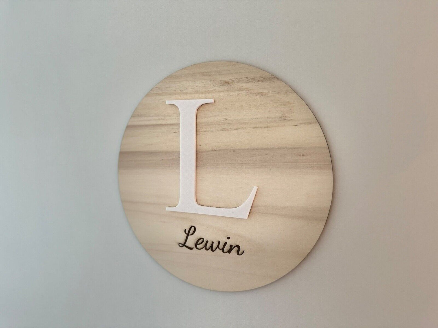 Namensschild, Türschild Kind Personalisiert / 24cm / Kinderzimmer Dekoration